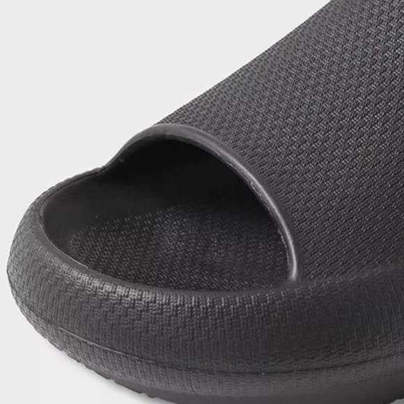 PRE OWNED 32 Degrees Unisex Adults Cushion Slide Sandals Black Size XS $40 KK316 - Picture 2 of 3